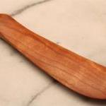 Wooden Utensil Spreader Knife Carved From Black..