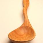 Treenware Wooden Spoon Carved From Salvaged Plum..