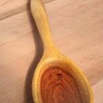 Wooden Stirring And Tasting Spoon Of Salvaged..