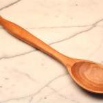 16 Inch Cherry Wood Wooden Stirring Spoon With..